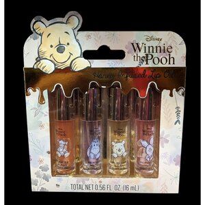 Taste Beauty Winnie The Pooh 4 Honey Infused Lip Oil Set